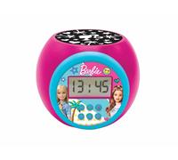 Réveil Projecteur Barbie Avec Fonction Alarme, Veilleuse, Écran Lcd, À Piles Multicolore TU
