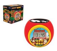 Réveil projecteur - Lexibook - Donkey Kong - Alarme et répétition Snooze - Veilleuse avec minuterie - Ecran LCD - Piles non incluses