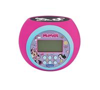 Lexibook Réveil projecteur Minnie RL977MN - Alarme et snooze, veilleuse, minuterie, écran LCD, rose