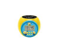 Lexibook Réveil projecteur Minions RL977DES – Alarme & snooze, veilleuse minuterie, LCD Jaune/Bleu