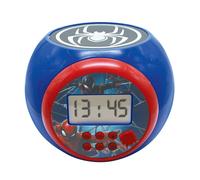 Réveil Projecteur Spiderman Marvel, Fonction Alarme , Veilleuse Avec Minuterie, À Piles Multicolore TU