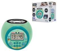Réveil Projecteur Star Wars, Alarme Snooz, Veilleuse Minuterie, Écran LCD, Projection 3 Couleurs