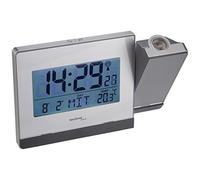 La Crosse Technology Réveil projecteur WT 538, radio-piloté, capteur tactile, Argent/Anthracite