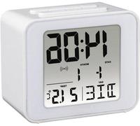 Réveil radio avec alarme, blanc, taille moyenne