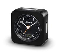 Hama Réveil radio-piloté Multi – Noir