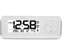 La Crosse Technology Réveil radiopiloté WT 498 Blanc à piles