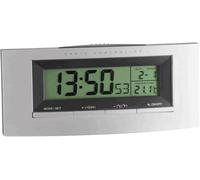 Réveil radiopiloté(e) TFA Dostmann 98.1030 argent, noir