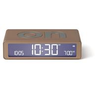 Réveil, réversible, écran LCD, lumière tactile, fonction snooze, port USB-C, couleur or