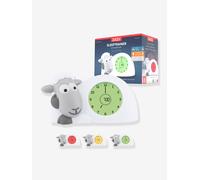 ZAZU Horloge Sam l'Agneau - Horloge d'Entraînement au Sommeil et Veilleuse pour Enfants | Réveil Lumineux | Aidez Votre Enfant à Apprendre Quand se réveiller | Luminosité réglable | Arrêt Automatique