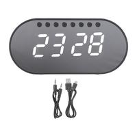 Réveil sans fil avec haut-parleur et écran à luminosité réglable, connexion Bluetooth 4.2 stable pour une utilisation professionnelle, au bureau