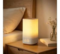 Réveil Simulateur d’Aube, Lampe de Chevet avec Horloge Numérique, 2 Réveils | Réveil Lumineux, Lumière rouge 625 nm, 20 Sons Apaisants, Veilleuse 0-100% réglable pour Chambre et Chambre d'Enfant