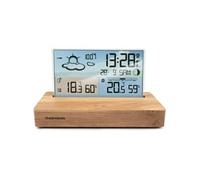 Thomson Réveil station météo base en bois