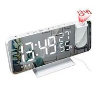Réveil SZSMART LF01 LED numérique avec radio fm et projecteur - blanc G