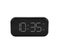 Réveil Tactile Numérique LED USB de Chevet 12/24H - Blanc