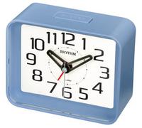 Réveil ultra silencieux rectangulaire bleu Couleur : Blanc