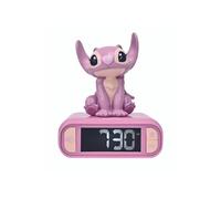 Lexibook Réveil-veilleuse Angel – Sons et mélodies, écran LCD rétro-éclairé et lumineux – Rose