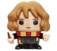 Réveil veilleuse avec sons du personnage pour enfant BulbBotz Harry Potter 2021913 Hermione Granger noir marron plastique 14 cm de haut écran LCD garçon fille officiel