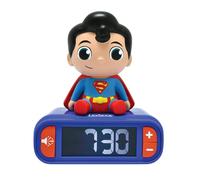 Réveil veilleuse avec sons Lexibook Superman Bleu TU