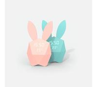 Réveil connecté lapin Cutie Clock Turquoise