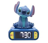 Réveil veilleuse digital LEXIBOOK - Stitch - 3D lumineux et sonore - Bleu - Enfant