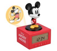 Réveil-veilleuse Mickey Mouse avec projection, veilleuse
