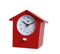 Réveil Vogelstimmen EarlyBird, rouge, avec de vraies sons d'oiseaux et un gong