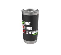 Revelation 3:15 Hot Cold Lukewarm - Faith Gospel Evangelism Gobelet isotherme en acier inoxydable double paroi