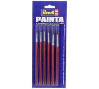 Revell - 29621 - Accessoire Maquette - Pinceaux Bois - Pinceaux Standard 6 Tailles, 00-4