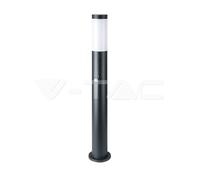 Lampe borne extérieure V-TAC IP44 gris avec capteur mouvement E27 VT-838-GS80