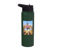 RÊVES DE GARÇO DE JOUER AU FOOTBALL PROFESSIONNEL À NEW YORK Stainless Steel Insulated Water Bottle