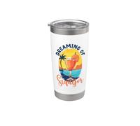 Rêves de Siquijor Gobelet isotherme en acier inoxydable double paroi