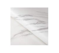 Revêtement adhésif pour meubles - FUNSTICK - Marbre blanc-gris - PVC imperméable - 60x500 cm - Résistant à l'huile