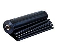 Revêtement de bassin en polyéthylène haute densité pour poissons koï, 3 x 4,6 m, noir - Idéal pour les jardins d'eau extérieurs et les bassins de jardin, durable et flexible pour une installation