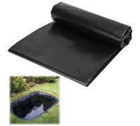 Revêtement de bassin noir en HDPE Pliable, Revêtement de lit d'étang à poissons, Membrane de piscine de jardin pour étangs de carpes koï, bac de jardinière sous-irriguée 2 m x 2,5 m 2 m x 4 m(4x5m)