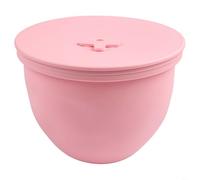 Revêtement de bol mélangeur sur pied en silicone avec tête inclinable - Tapis flexible résistant à la chaleur avec couvercle hermétique pour mélanger la pâte