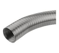 Revêtement de cheminée flexible en acier inoxydable - Tuyau rigide pour poêles multi-combustibles Ø 200 mm (7,87"), 1 m