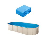 Revêtement de piscine - VEVOR - Style Unibead - Ovale - 500x300x120 cm - Vinyle