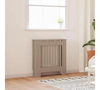 Revêtement de radiateur en bois 78 cm avec design à lattes, étagère pour salon et salle de bain, couvercle en MDF stable, compatible avec radiateurs à côtes, radiateurs plats, sèche-serviettes