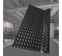 Revêtement de Sol en Caoutchouc pour Garage Rouleau de Tapis de Sol en Caoutchouc PVC 1,5 mm Multicolore 0,8x1-20m(Black,0.8x14m)