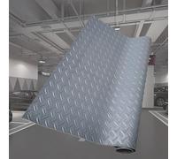 Revêtement de Sol en Caoutchouc pour Garage Rouleau de Tapis de Sol en Caoutchouc PVC 1,5 mm Multicolore 0,8x1-20m(Grey,0.8x14m)
