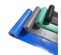 Revêtement de Sol en Caoutchouc pour Garage Rouleau de Tapis de Sol en PVC, 2 à 2,5 mm d'épaisseur, Multicolore, Plusieurs Tailles 0,9 à 3,5 x 1 m.(Blue,3.5X1M(138X39.3)-2MM)