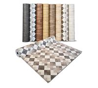 Revêtement de Sol en PVC, mosaïque Sable, Film de Vinyle sans Colle, Surface antidérapante imperméable, pour Couvrir Les Meubles, Murs et sols, en Rouleau, Facile à Couper, Toscana Sand 200x800 cm