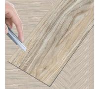 Revêtement de sol en PVC - NAIZY - Dalles autocollantes - 18 pièces - 91,44x15,24 cm - 2 mm d'épaisseur