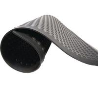 Revêtement de sol pour poste de travail Tapis prêt à l'emploi L900xl600xS14mm noir Caoutchouc nitrile
