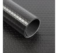 Revêtement de sol PVC Square Coin amortissant & isolant noir 120x300 cm