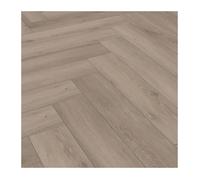 Revêtement de sol stratifié à chevrons - KRONOTEX - Chêne Silver D3773 - 665 x 133 x 8 mm - 4 chanfreins