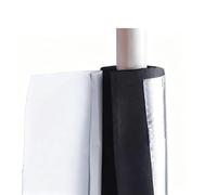Revêtement de Tuyau en Papier D'aluminium, Manchon D'isolation de Tuyau En Mousse Fendu Auto-adhésif, Enveloppe Thermique Pour Conduites(Thickness30mm,ID34mm/1.3in)