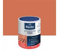 RIPOLIN - Etancheite Anti-infiltration Toiture Extérieur - Colmate les Fissures - Resistance a la Fissuration - Etanche - Résistante aux Intempéries et Rayonnement UV - 0,75L - Terre Cuite