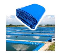 Revêtement d'étang for l'ingénierie des réservoirs de Pisciculture, Tapis d'étang à Poissons en PVC, revêtement d'étang en PEHD Bleu for Cascade, Jeux d'eau(3x35m/9.8x114.8')