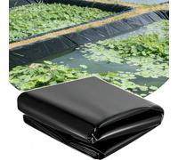 Revêtement d'étang, revêtements préformés pour étangs de jardin robustes | Doublure anti-infiltration épaisse en PEHD, bâche imperméable pour étang à poissons, facile à couper(7x10m)